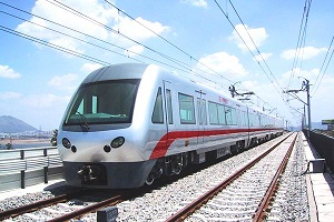 Dalian Urban Transit LRVs on Line 3